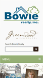 Mobile Screenshot of bowierealty.com